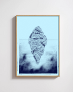 ADHD-isbjerget (blå)