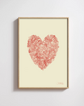 Hjerte (beige)